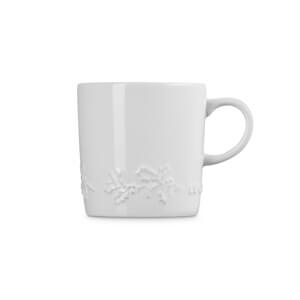 Le Creuset Stoneware Holly Relief Mug 350ml